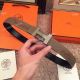 2018 Copy Hermes Brown&Black Reversible Belt Unisex Belt (3)_th.jpg